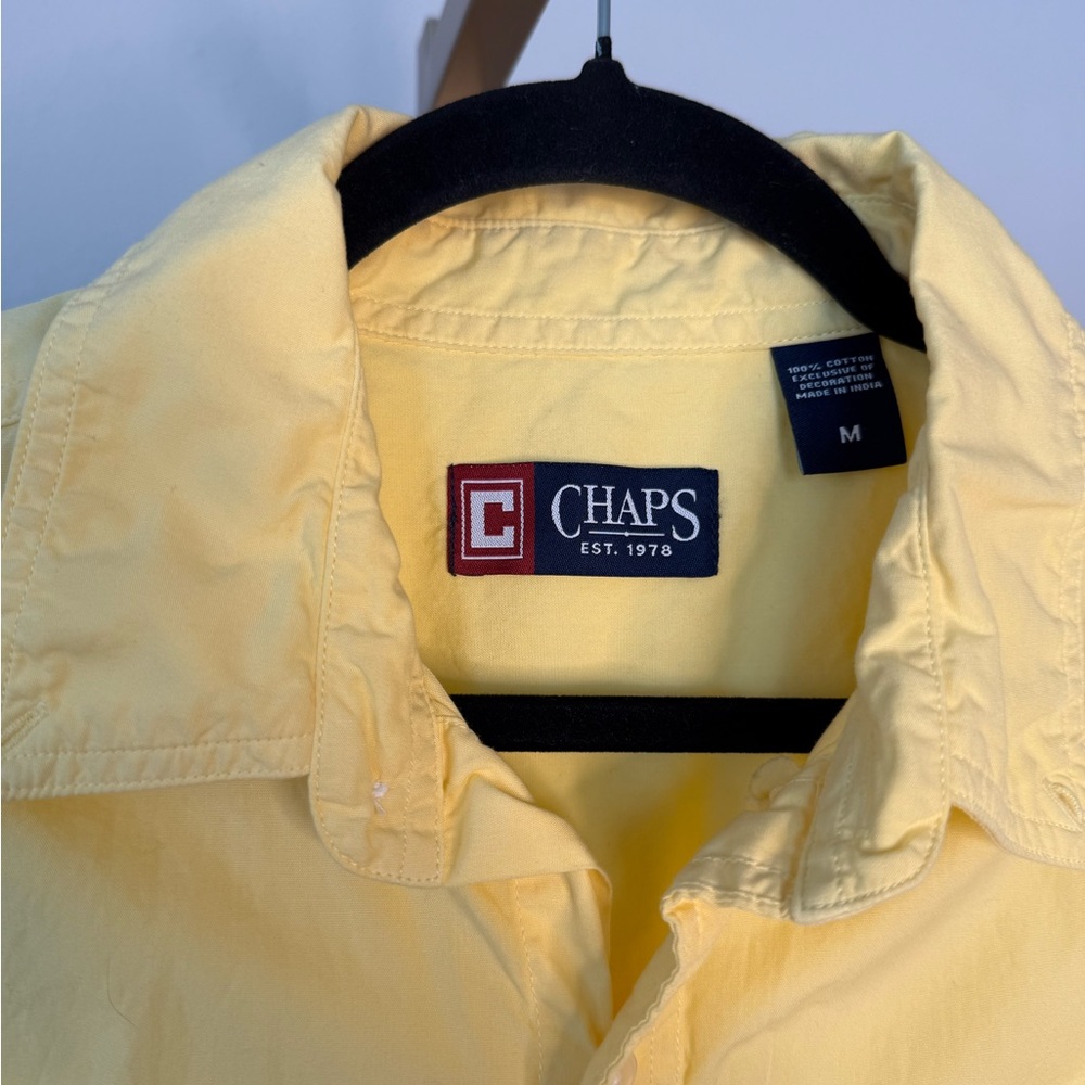 Chaps Men's Vibrant Yellow Shirt Jacket